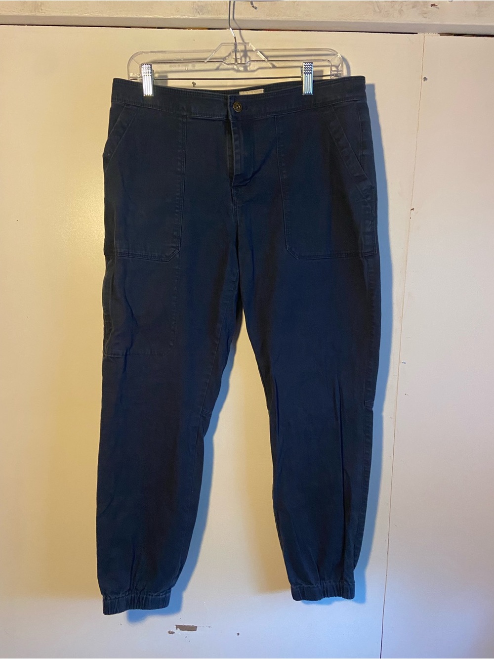 The North Face Navy Elastic-Cuff ankle